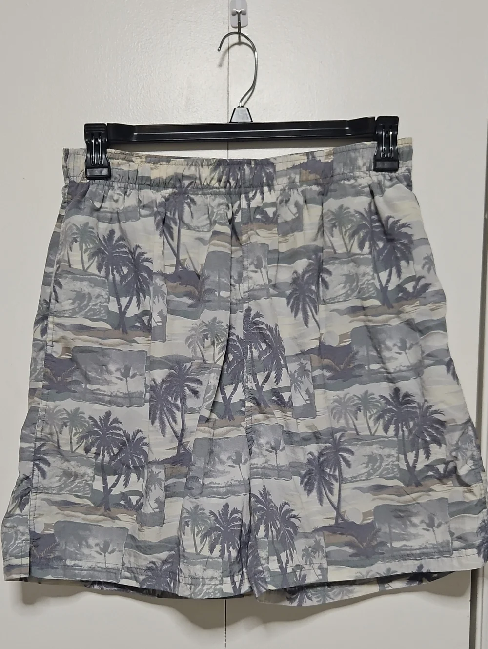 croft & barrow Light Gray and Black C&B Sport Label Swimwear